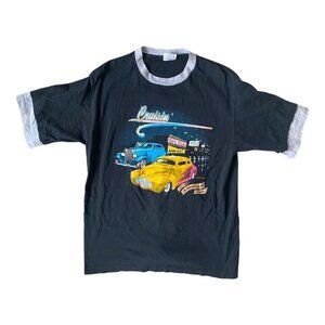 Tee Jays Vintage 90s Cruisin American Tradition Car graphic tee